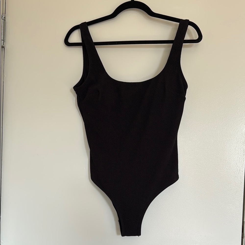 Plain Black One Piece